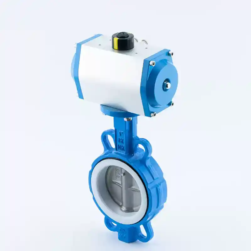 Pneumatic Carbon Steel WCB Butterfly Valve